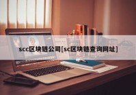 scc区块链公司[sc区块链查询网址]